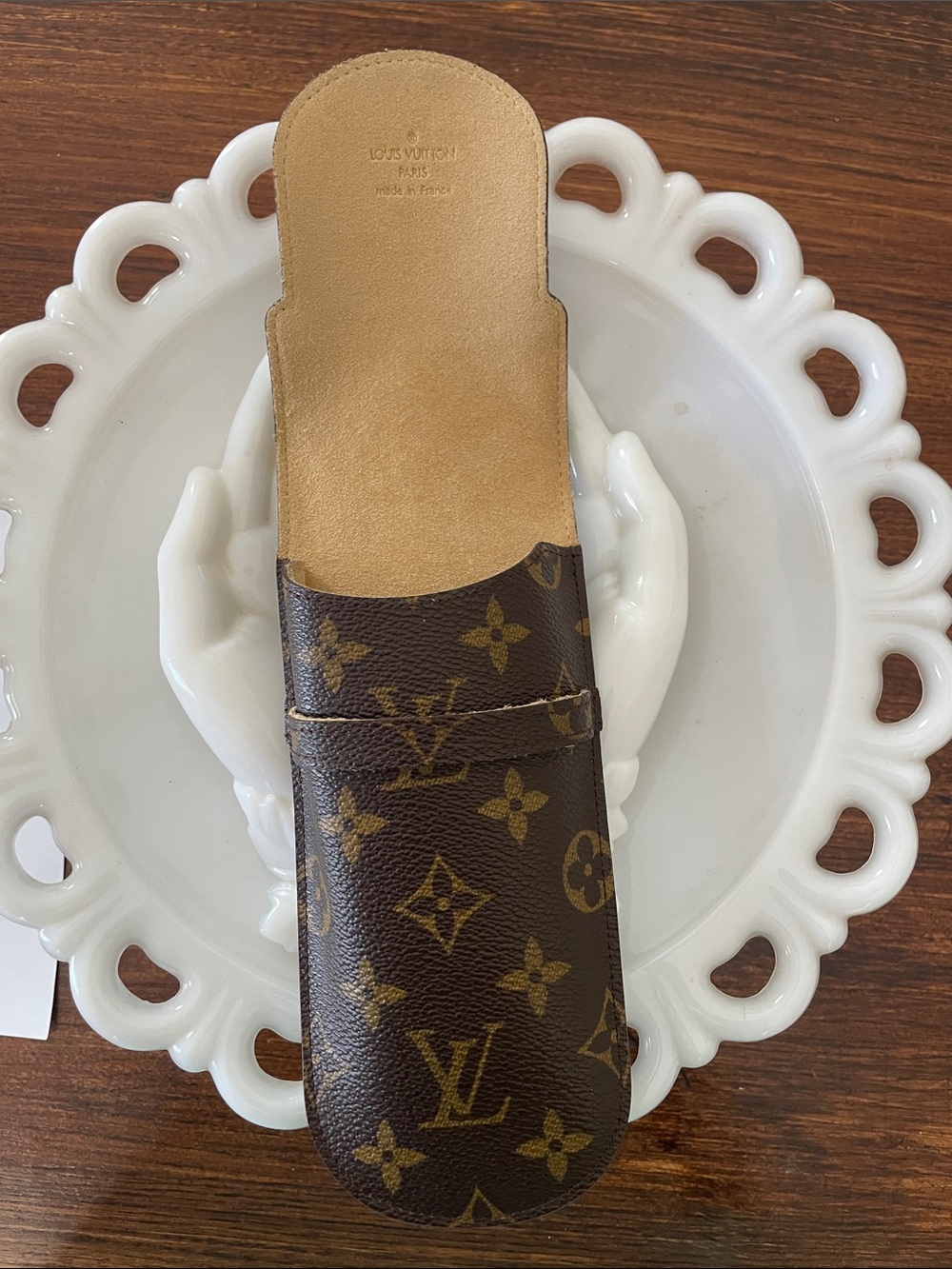 Louis Vuitton Monogram Brown Eyeglass Pouch with COA - Picture 5 of 10